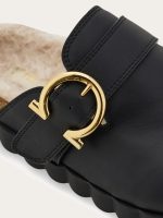 Ferragamo Gancini clog with rippled sole detail - Image 6